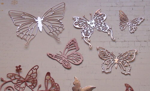 Recortes para Scrapbooking Borboletas - 09 un
