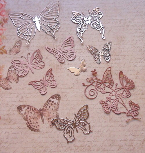 Recortes para Scrapbooking Borboletas - 09 un