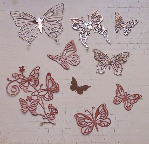 Recortes para Scrapbooking Borboletas - 09 un