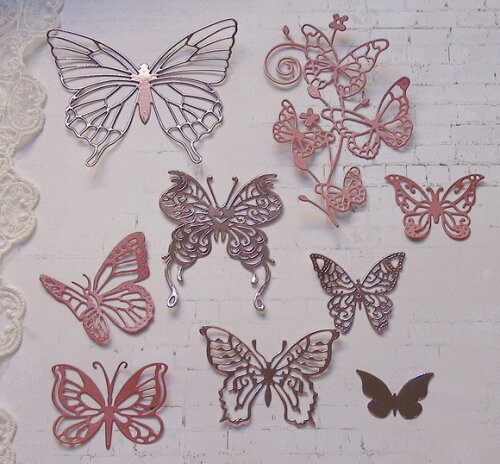 Recortes para Scrapbooking Borboletas - 09 un
