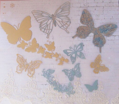 Recortes para Scrapbooking Borboletas - 09 un