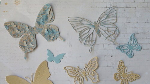 Recortes para Scrapbooking Borboletas - 09 un