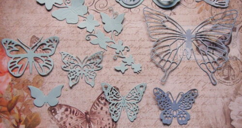 Recortes para Scrapbooking Borboletas - 09 un