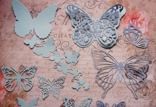 Recortes para Scrapbooking Borboletas - 09 un