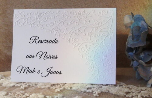 Reservado de Mesa - Casamento - 06 un