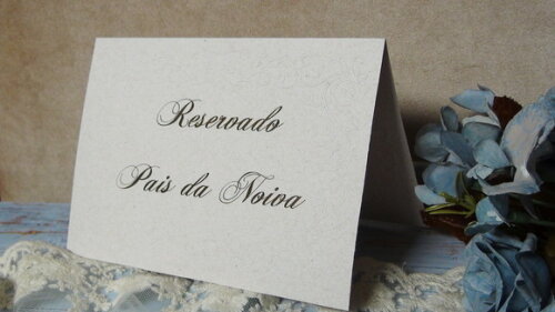 Reservado de Mesa - Casamento - 06 un