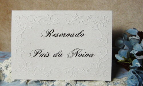 Reservado de Mesa - Casamento - 06 un