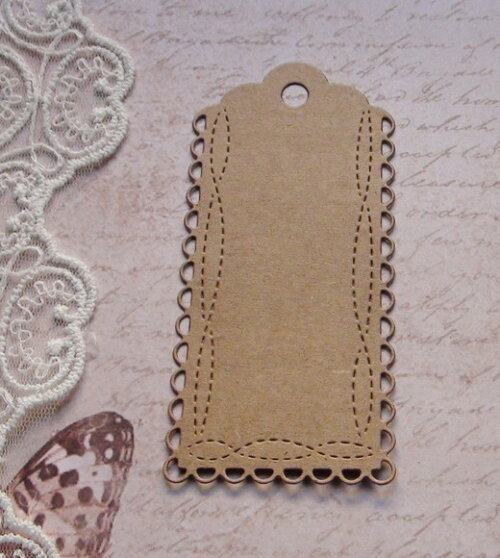 Tags em Papel Craft - 10 x 5,0 cm - 20 un