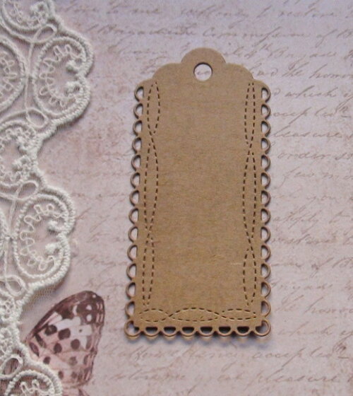 Tags em Papel Craft - 10 x 5,0 cm - 20 un