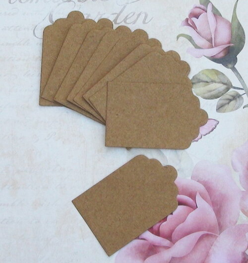 Tags em Papel Craft - 10 UN