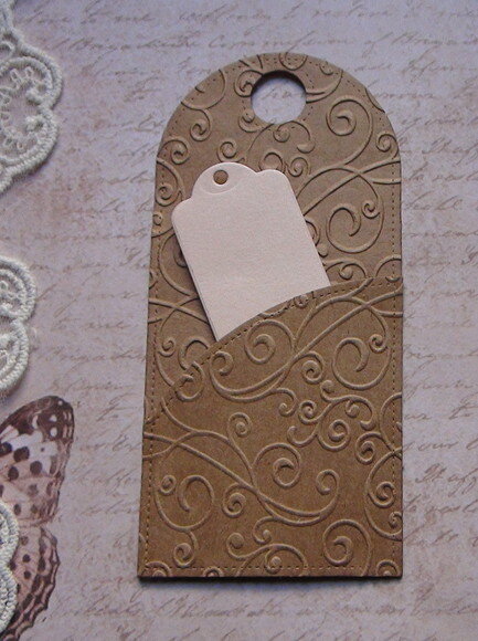 Tags em Papel Craft - 13,0 x 6,0 cm - 20 un