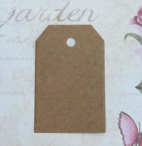 Tags em Papel Craft - 50 UN