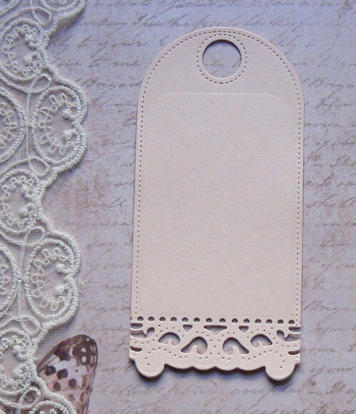 Tags em Papel Metalizado - 12,5 x 6,0 -20 un