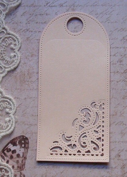 Tags em Papel Metalizado - 13,0 x 6,0 cm - 20 un