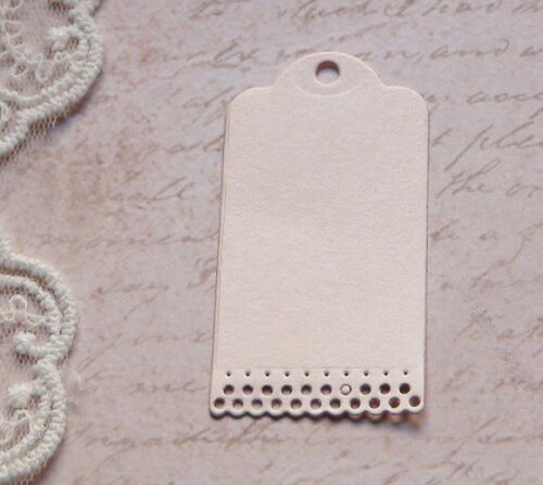 Tags em Papel Metalizado - 5,5 x 3,0 cm -20 un