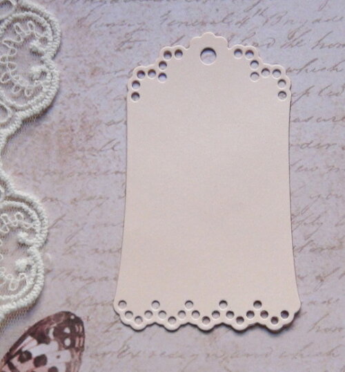 Tags em Papel Metalizado - 8,5 x 5,0 cm -20 un