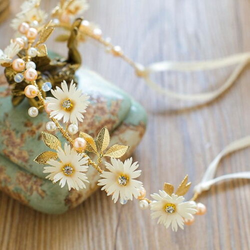 Tiara Floral Casamento