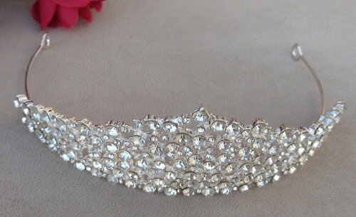 Tiara para Cabelo de Noivas - 1 Unidade