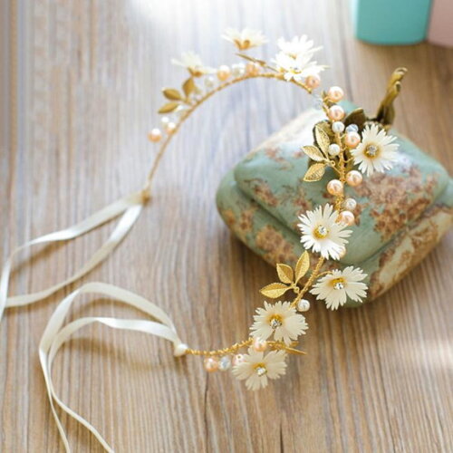 Tiara Floral Casamento