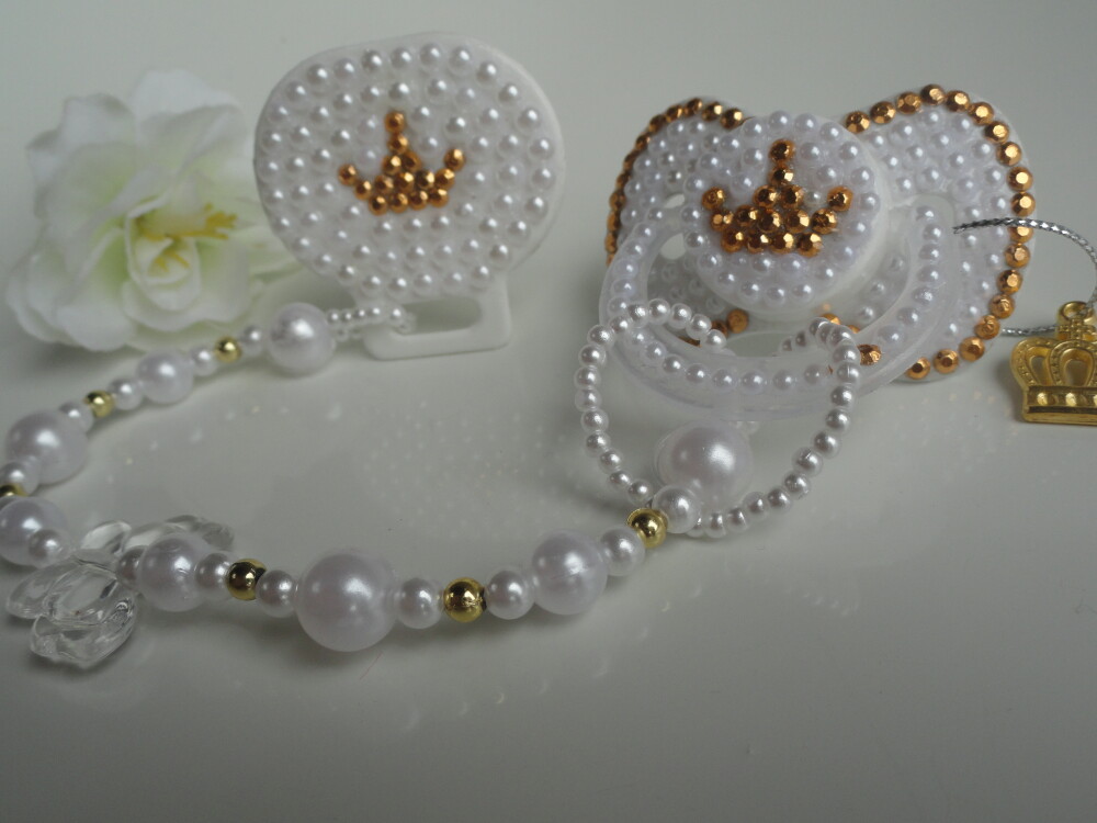 Chupeta Luxo + Prendedor luxo