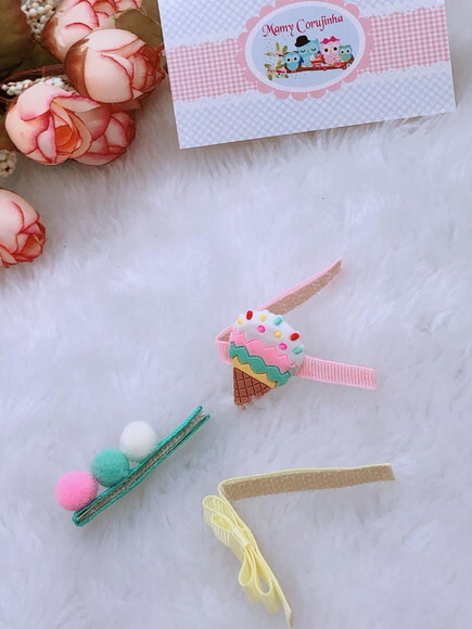 Acessório RN estilo o Hair Clip em fecho de contato