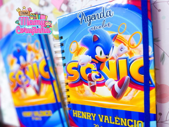 Agenda A5 1 Dia Por Página Sonic