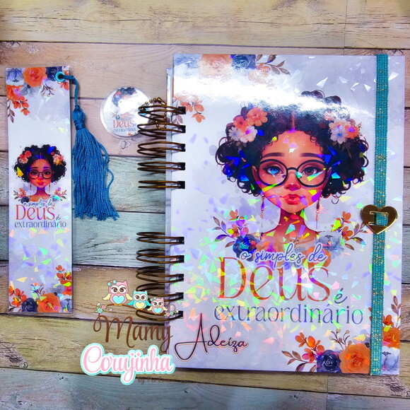 Agenda Personalizada 1 Dia Por Página com Divisória e Brinde