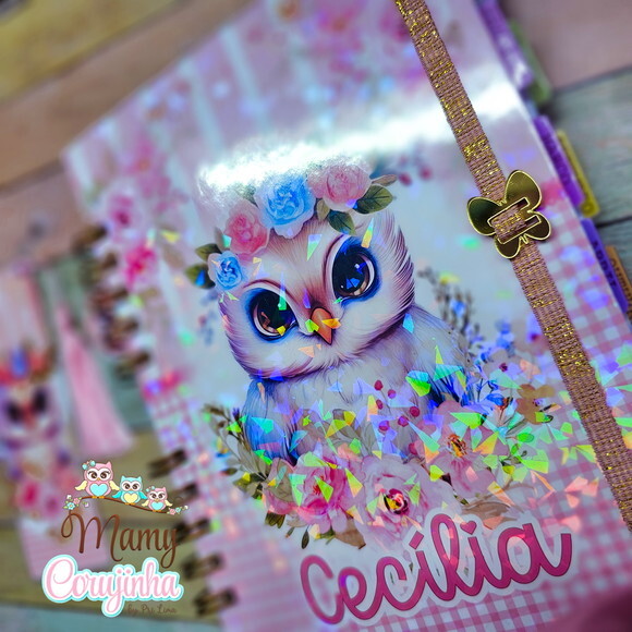 Agenda Personalizada 1 Dia Por Página com Divisória e Brinde
