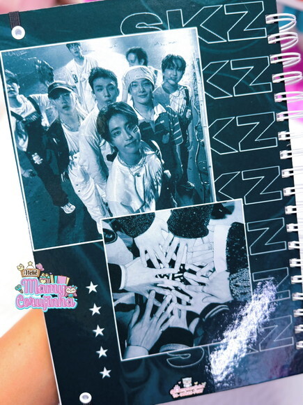 Caderno 10 Matérias Stray Kids Tamanho Universitário