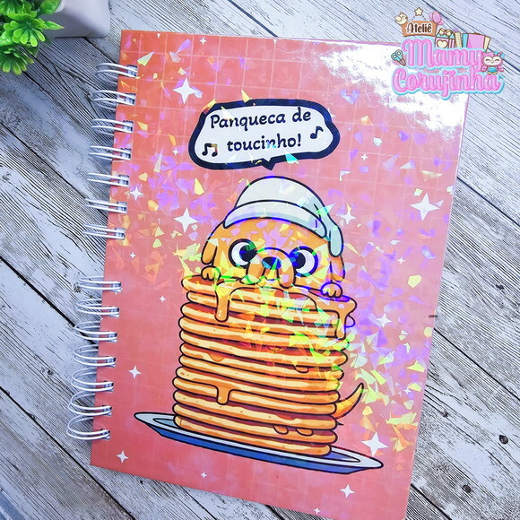 Caderno A5 para Anotações Jake Hora de Aventura