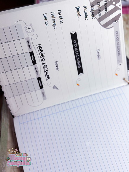 Caderno Brochurão Neymar Santos Fc