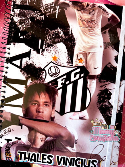 Caderno Universitário Espiral Neymar Fc