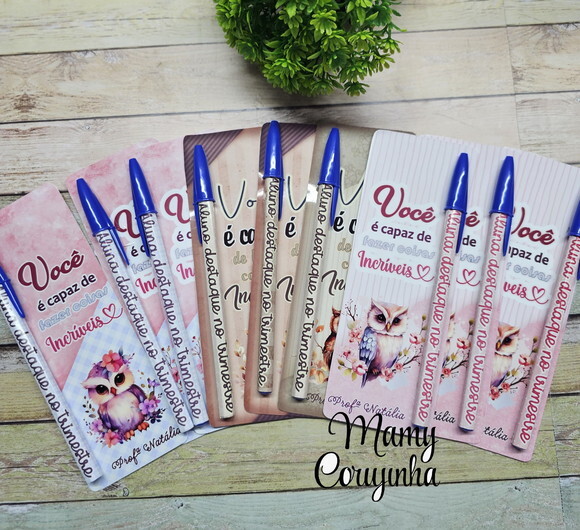 Caneta Bic + Card Frases (3,99cada)