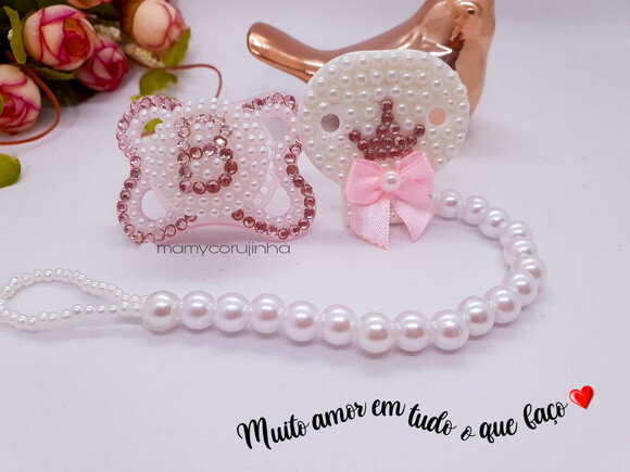Chupeta + Prendedor Luxo Mam