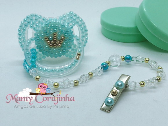 Chupeta azul bebe