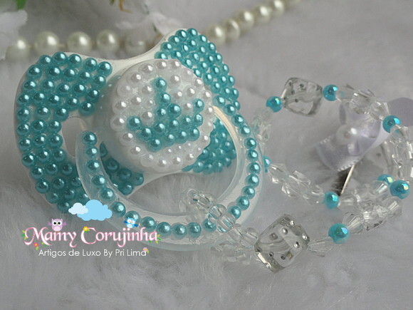 Chupeta Coroa principe Tiffany