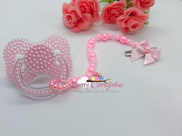Chupeta fase 2 rosa