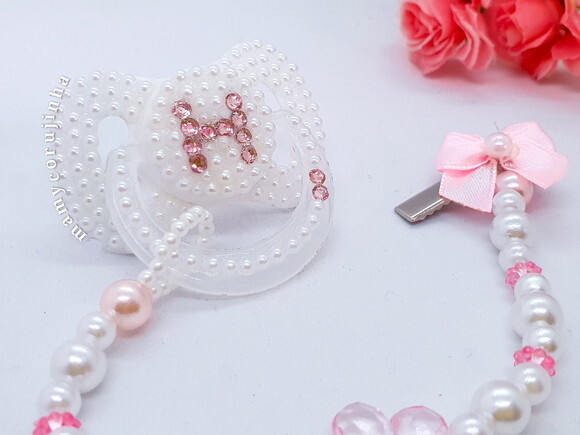 Chupeta lux H rosa bebe