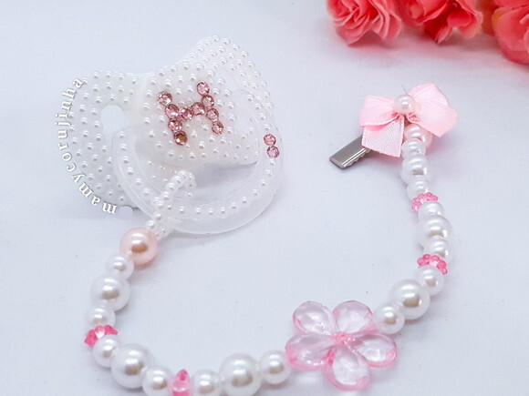 Chupeta lux H rosa bebe