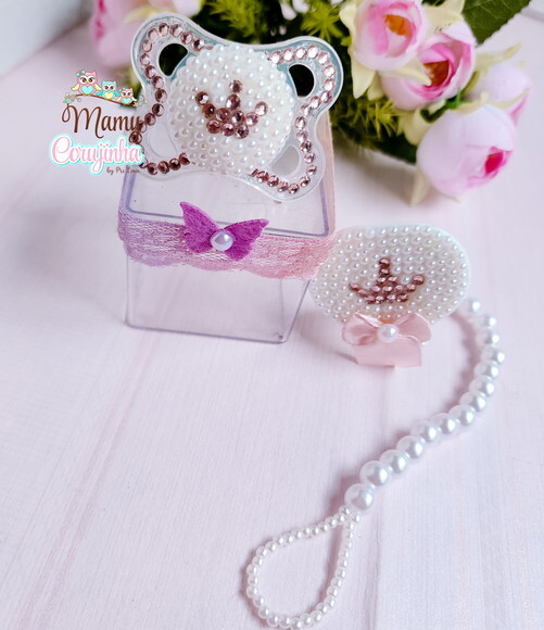 Chupeta Mam + Prendedor Luxo Princess