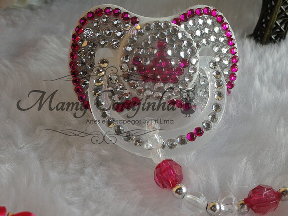 Chupeta Pink cristal