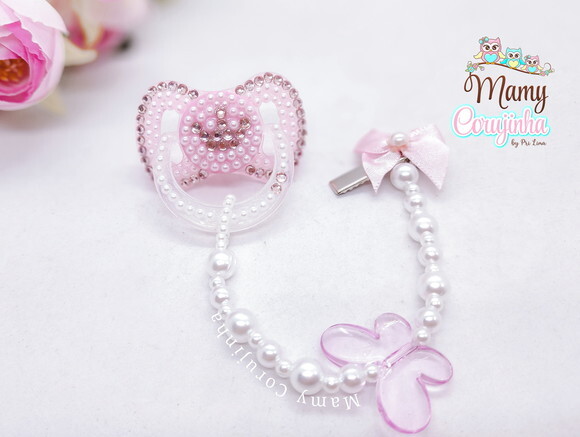 Chupeta Princess Rosa Clean