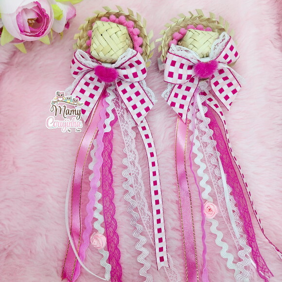 Duplinha Chapeuzinho Menina Rosa