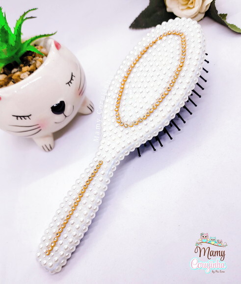 Escova de Cabelo Adulto Pérola