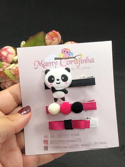 Hair Clip Panda