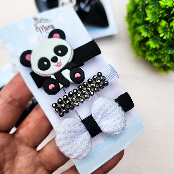 Hair Clip Panda 3