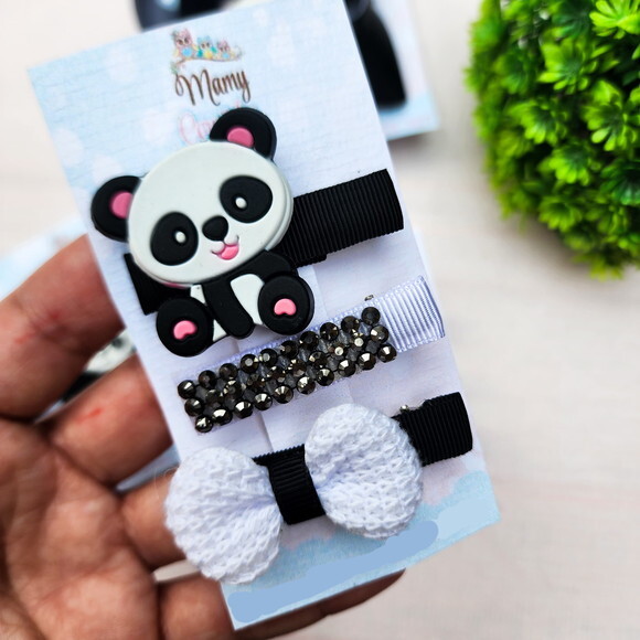 Hair Clip Panda 3