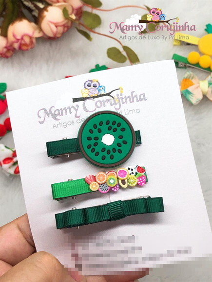 Hair Clips Kiwi