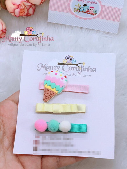 Hair Clips Sorvete