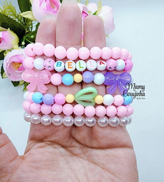 Kit 6 Pulseiras Candy